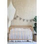 Babyly - Ghirlanda decor din tesatura bucle, decoratiune pentru camera copilului - Teddy - taupe - 7