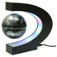 Cosmolino - Glob pamantesc levitant in suport LED forma de semicerc  MP12854