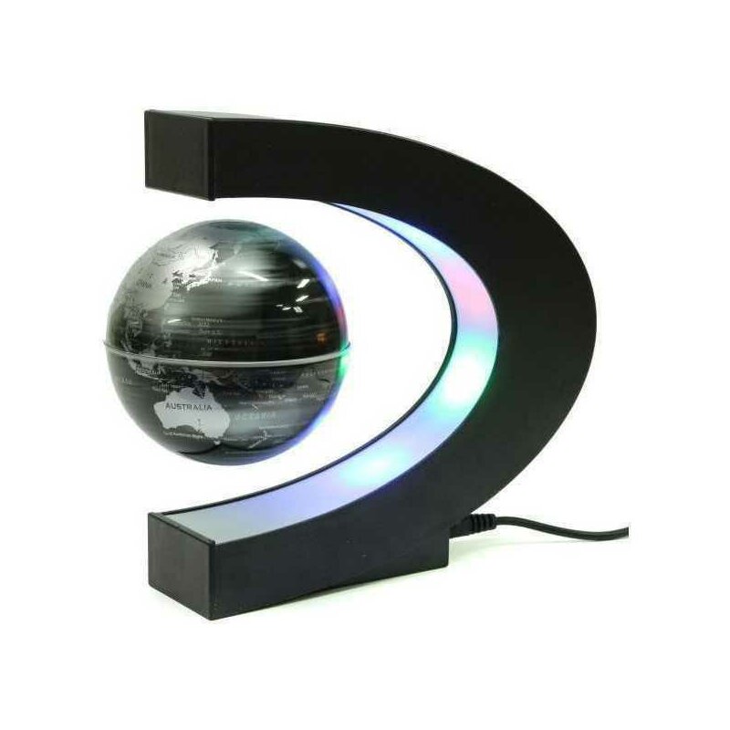 Cosmolino - glob pamantesc levitant in suport led forma de semicerc mp12854