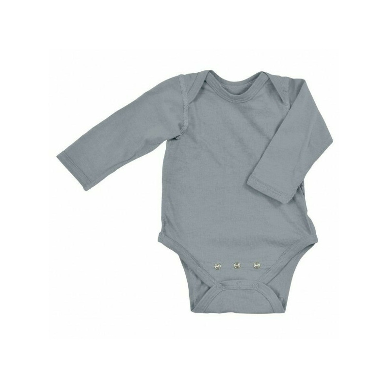 Grey 18/24 luni - Body din bumbac organic cu extensie inclusa - iPlay