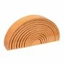 Curcubeu 12 piese - varianta lemn natur - 1