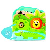 Hape - Jucarie cu activitati Carticica animalute salbatice