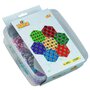 Hama - Set margele de calcat Hexagon In cutie de plastic, 10500 buc Mini - 1