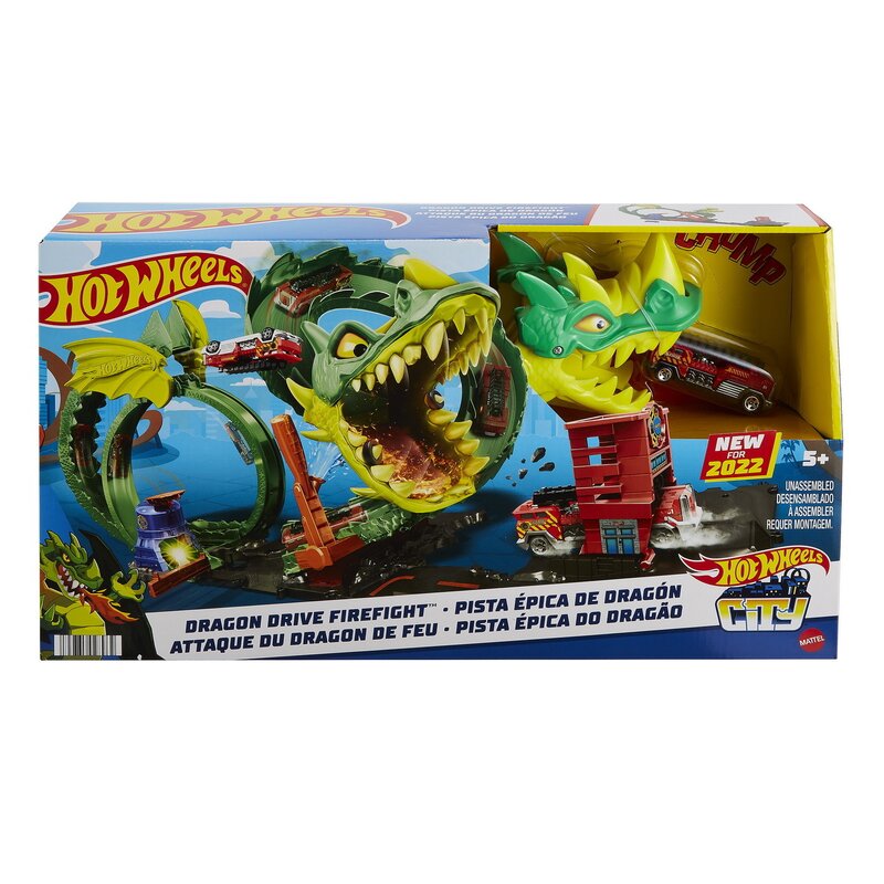 Mattel - hot wheels city cursa dragonului
