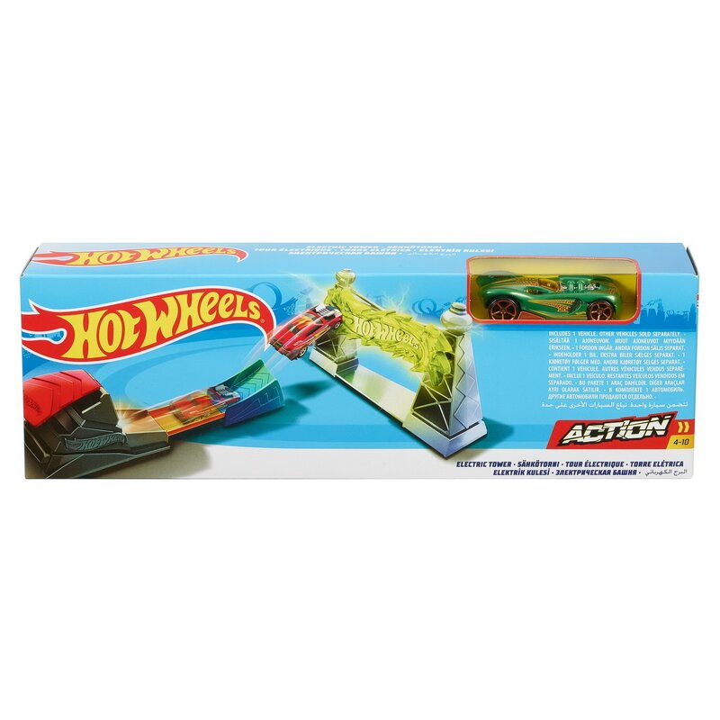 Mattel - hot wheels pista obstacol electric tower