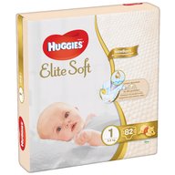 Huggies - Elite Soft (nr 1) Mega 82 buc, 3-5 kg