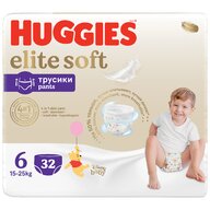 Huggies - Scutece Chilotel Elite Soft, Pants Mega, marimea 6, 15-25 kg, 32 buc