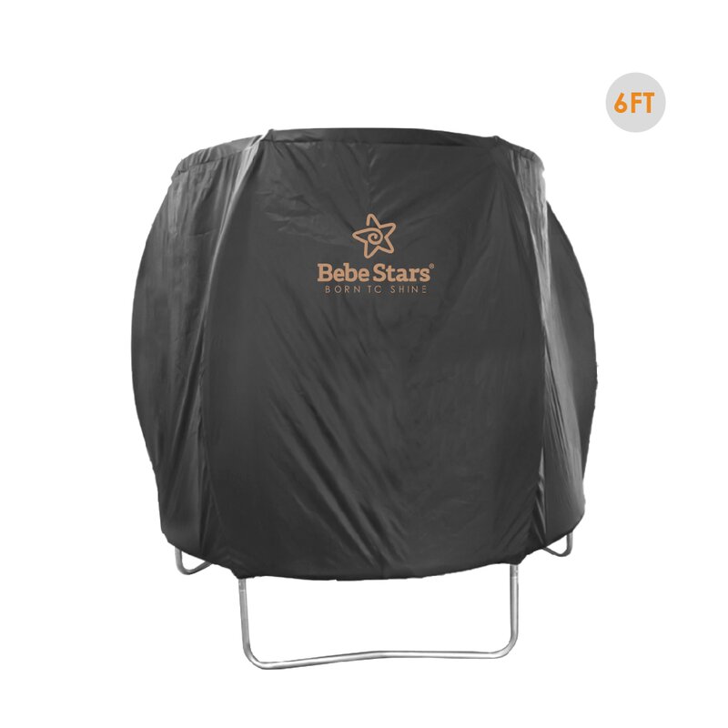 Husa de protectie pentru trambulina 185 cm, Bebe Stars, Negru