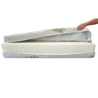 Husa saltea 140x190x14, Aloe Vera, matlasata,  lavabila, detasabila, cu fermoar 4 laturi