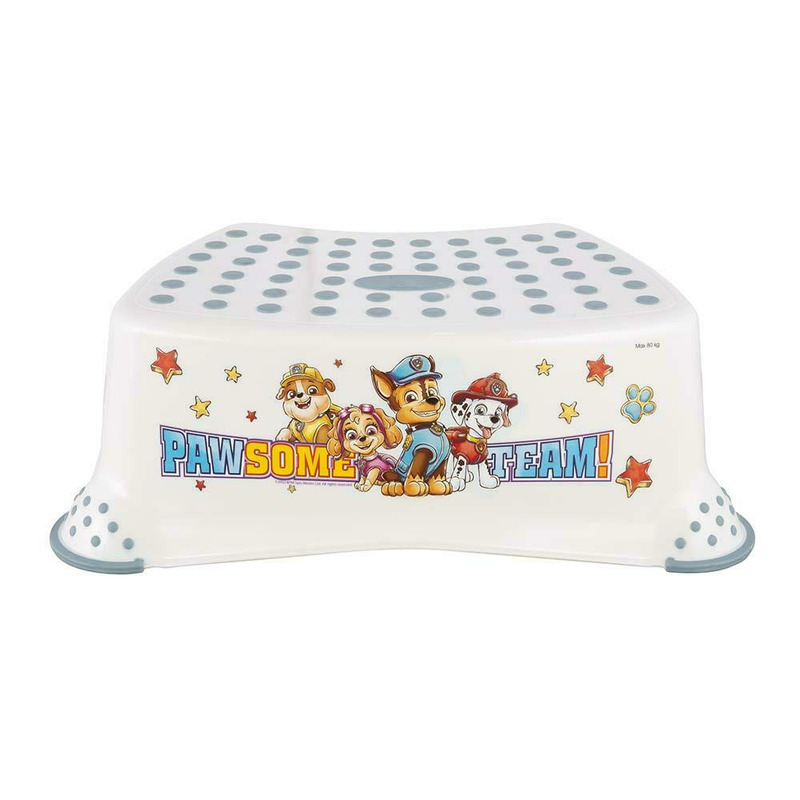 Inaltator de baie antiderapant, tomek, cu baza antialunecare, 40.5 x 28.5 x 14 cm, keeeper, paw patrol, blue