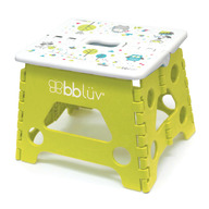 Inaltator de baie pliabil, Step, Practic si usor de transportat, Rezistent pana la 113 Kg, Bbluv, Lime