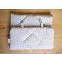 Incababy - Accesoriu Pernita suplimentara , Stars,  Pentru leagan bebelusi, 37.5x21 cm, Gri - 4