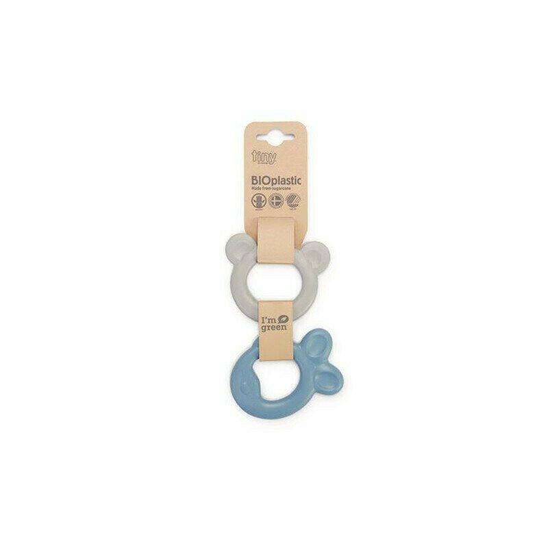 Hausmann (a-haberkorn) - inel de dentitie tiny bio plastic urs-pestisor 2buc.