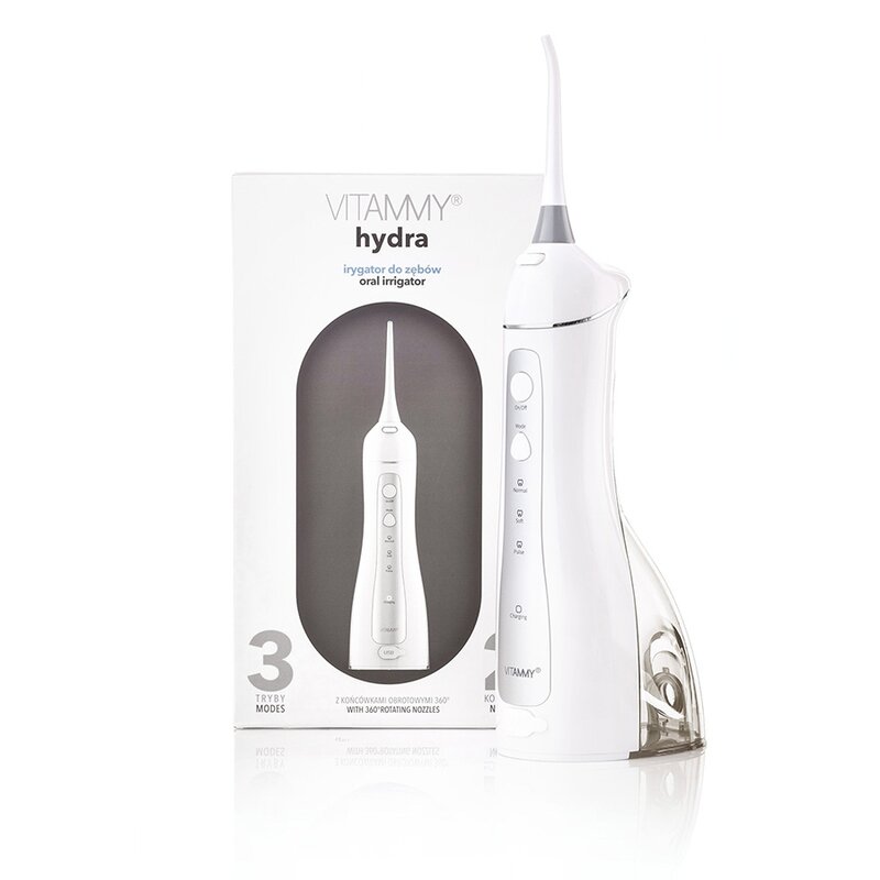 Vitammy - irigator oral/ dus bucal hydra, profesional, 3 moduri de functionare, rezistent la apa,...
