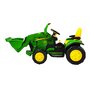 Tractor electric Peg Perego JD Ground Loader, 12V, 3 ani +, Verde / Galben - 2