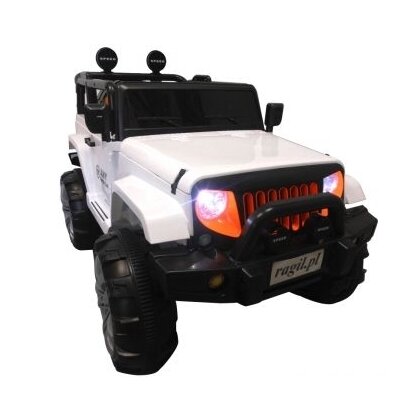 R-sport - Jeep electric 4 X 4 cu telecomanda  X3 BLF-119 - Alb
