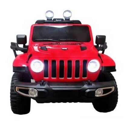 R-sport - Jeep electric 4 X 4 cu telecomanda  X4 TS-938 - Rosu