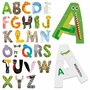 Headu - Puzzle educativ Alfabetul amuzant Puzzle Copii, piese 81 - 1