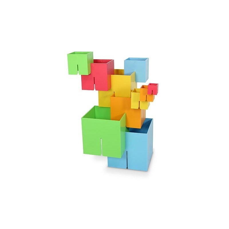 Fat Brain Toys - Joc de constructie Cuburi Dado Original