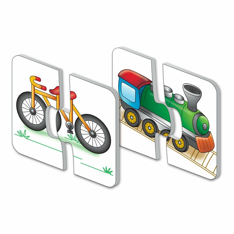 THE LEARNING JOURNEY - Puzzle educativ Vehicule Set de potrivire Puzzle Copii, piese 30