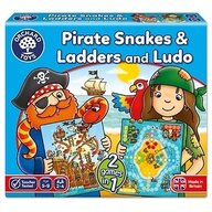 Orchard toys - Joc de societate Piratii - Pirate Snakes And Ladders & Ludo
