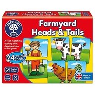 Orchard toys - Joc educativ asociere Prietenii de la ferma - Farmyard heads & tails