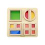 Joc educativ Cuburi Culori Transparente, din lemn, +2 ani, Masterkidz - 1