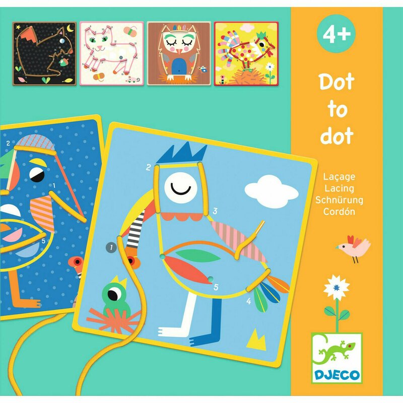 Djeco - joc educativ de cusut pas cu pas