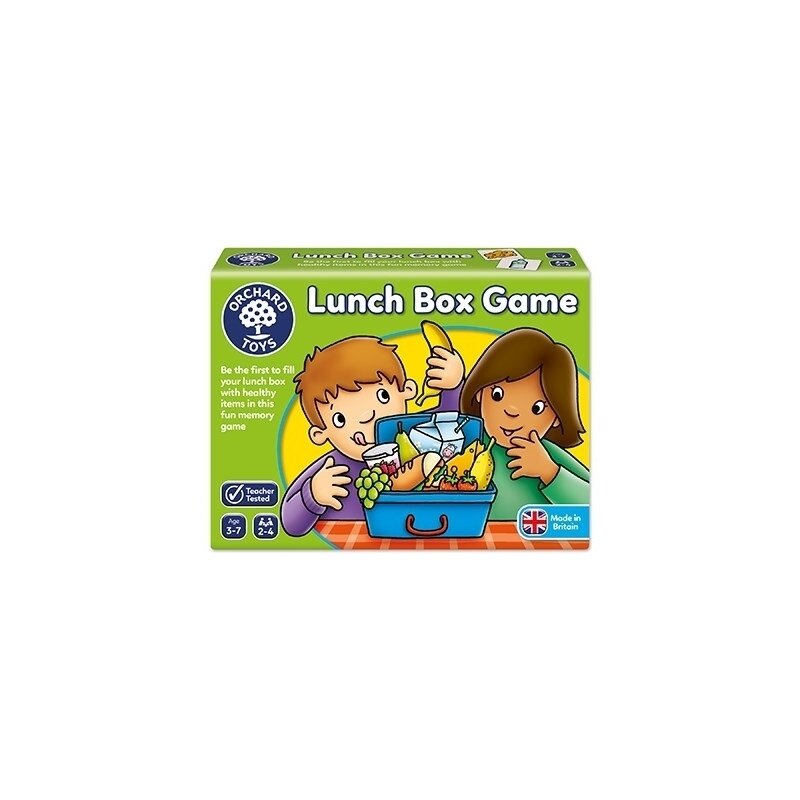 mancare sanatoasa pentru copii de 10 ani Orchard toys - Joc educativ Mancare sanatoasa - Lunch box