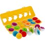 Ikonka - Joc educativ Matching eggs,  12 oua, Pentru invatarea formelor si culorilor - 1