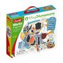 Quercetti - Joc educativ pentru copii Play Montessori Works Magnetic - Tablita cu 2 fete meserii magnetice - 1