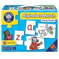 Orchard toys - Joc educativ - puzzle in limba engleza Invata alfabetul prin asociere - Alphabet match