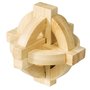 Fridolin - Joc logic din lemn de bambus Disc dublu - 1