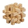 Fridolin - Joc logic IQ din lemn bambus in cutie metalica-2 - 1