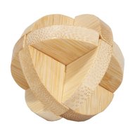 Fridolin - Joc logic IQ din lemn bambus in cutie metalica-3