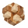 Fridolin - Joc logic IQ din lemn bambus in cutie metalica-4 - 1