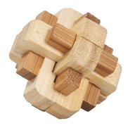 Fridolin - Joc logic IQ din lemn bambus in cutie metalica-5