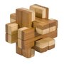 Fridolin - Joc logic IQ din lemn bambus in cutie metalica-8 - 1