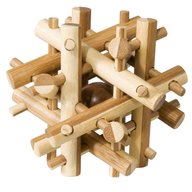 Fridolin - Joc logic IQ din lemn bambus Magic sticks