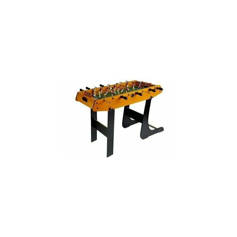 Leantoys - joc masa de fotbal din lemn, pliabila pentru copii, 80 x 42 cm, , 7048