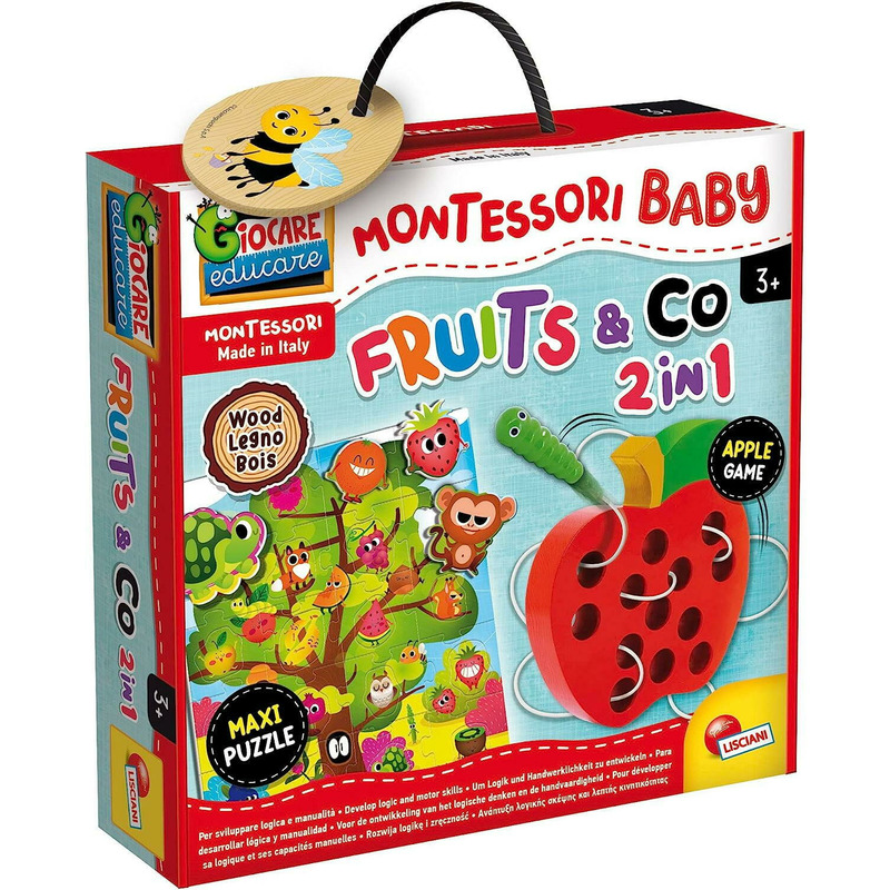 Joc montessori 2 in 1 - fructe