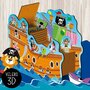 Lisciani - Puzzle 3D Corabia piratilor Montessori Puzzle Copii, piese 45 - 5