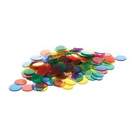 Joc sortare buline transparente, Edx Education, set de 500 bucati, multicolor