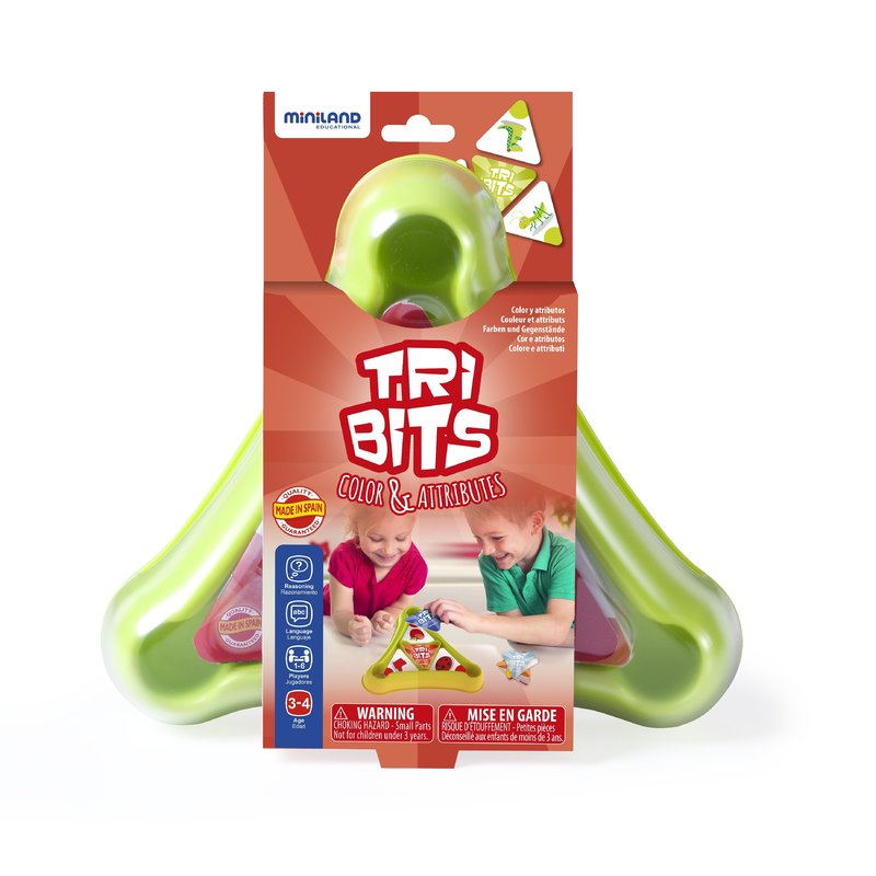 Miniland - joc tri-bits culori si caracteristici