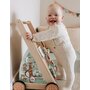Joueco - Antepremergator cu activitati Familia Wildies, Din lemn certificat FSC, 53x33 cm, 12 luni+, Multicolor - 10