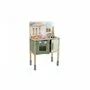 Bucatarie copii, Joueco, Din lemn certificat FSC, Cu accesorii, Reglabila pe inaltime, 86x56 cm, 3 ani+, Multicolor - 4
