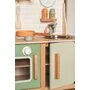 Bucatarie copii, Joueco, Din lemn certificat FSC, Cu accesorii, Reglabila pe inaltime, 86x56 cm, 3 ani+, Multicolor - 5
