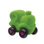 Jucarie cauciuc natural Trenuletul Choo-Choo, verde, 10 cm, Rubbabu - 1