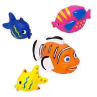 Eddy Toys - Jucarie de baie Pestisori  Portocaliu