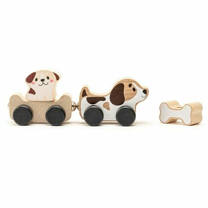 Cubika - Jucarie din lemn , Puppy Family
